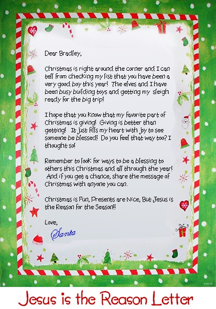 Personalized LETTER FROM SANTA Claus